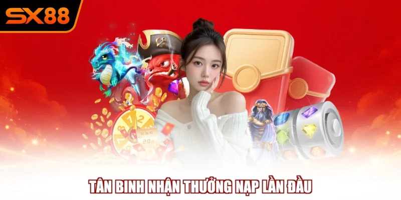 Tân binh nhận thưởng nạp lần đầu